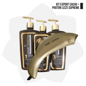 PHOTON LIZZE SUPREME "TRES LUCES" + KIT ALISADO EXPORT CACAU LITRO