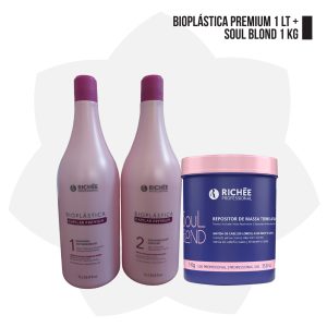 KIT BIOPLASTICA LITRO + SOUL BLOND KILO