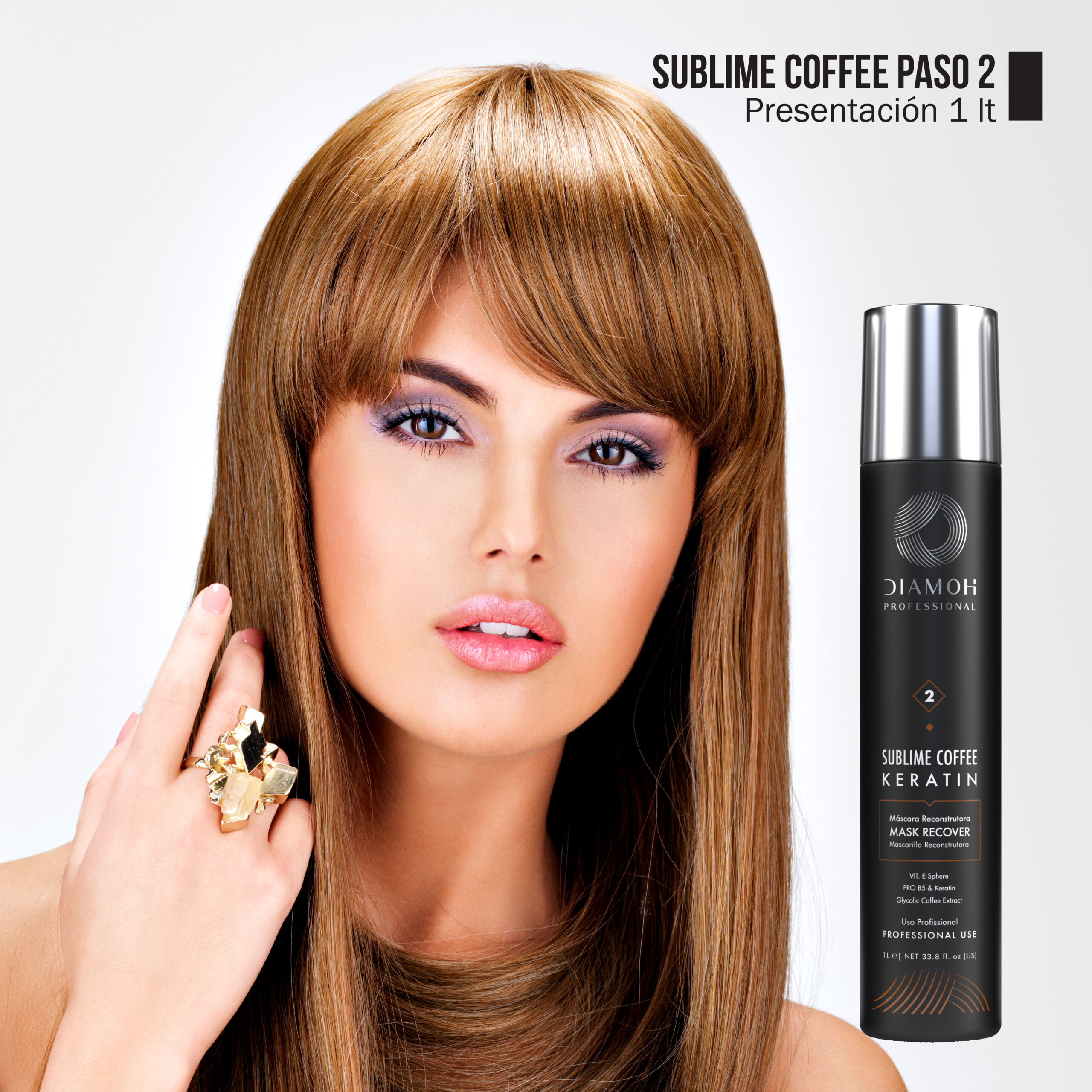 PASO DOS SUBLIME COFFEE KERATIN LITRO DIAMOH - Imagen 2