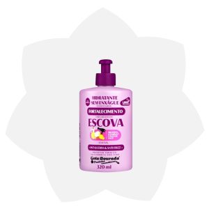 Sin enjuague Fortalecedor para Cabello Liso 320 ml (Crema de peinar)