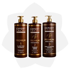 KIT ALISADO EXPORT CACAU TRES PASOS 1L