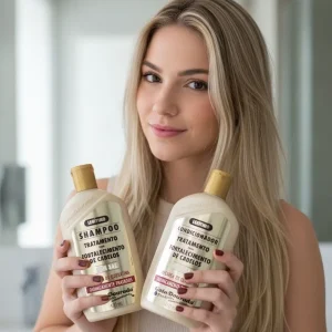 Kit Fortalecimiento Tratados Químicamente Gota Dourada