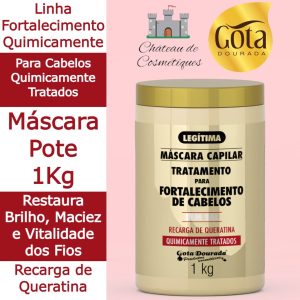 Máscara Fortalecimiento Químicamente Tratados Gota Dorada 1 Kg