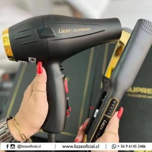 KIT SECADOR LIZZE SUPREME 2600 WATTS Y PLANCHA LIZZE SUPREME 485°FAHRENHEIT