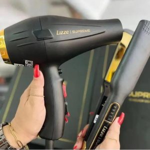 KIT SECADOR LIZZE SUPREME 2600 WATTS Y PLANCHA LIZZE SUPREME 485°FAHRENHEIT